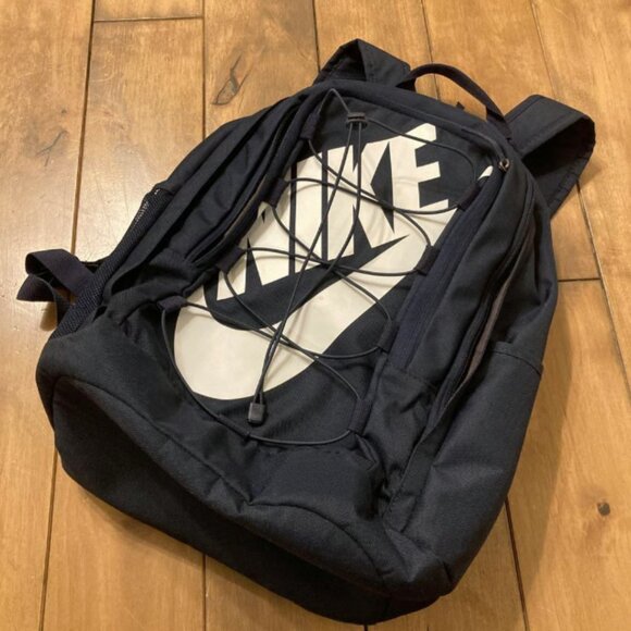 Nike Hayward 2.0 Backpack Polyester Shell & Adjustable Straps Black/Black/White - Picture 1 of 3